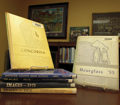 Collection of yearbooks