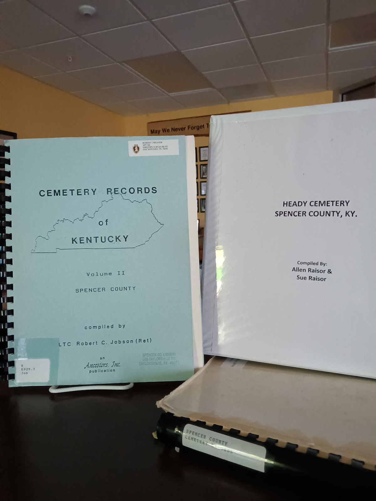 Cemetery and Church Records