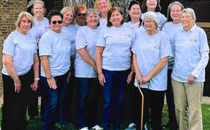 The Friends of the Library members in group photo